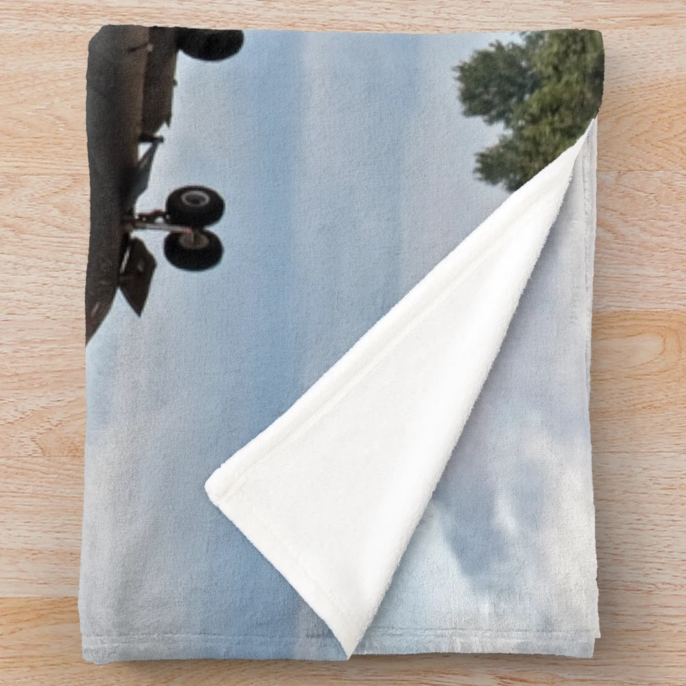 Airbus A400M-inspired plush blanket for aviation enthusiasts