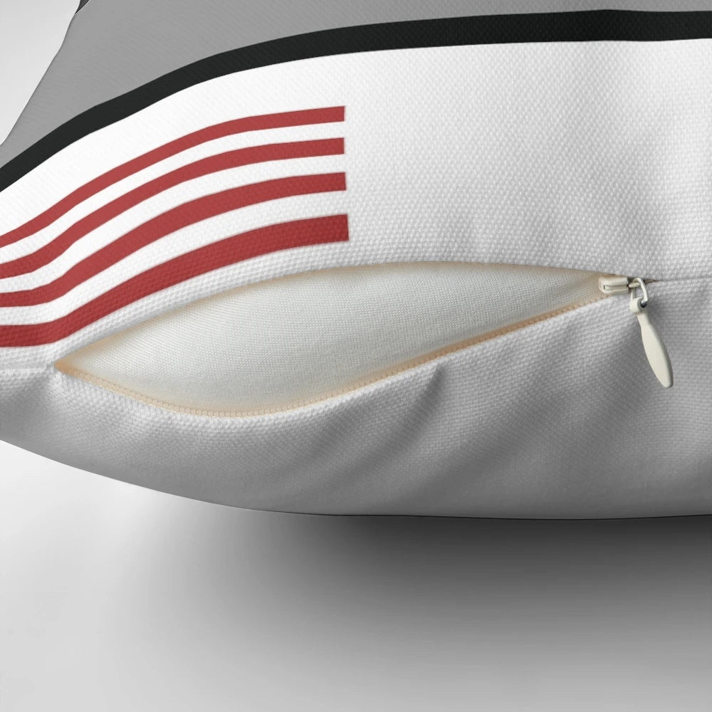 Comfortable airline-themed pillow with Northwest Airlines branding