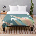 Airplanes Illustration Plush Blanket