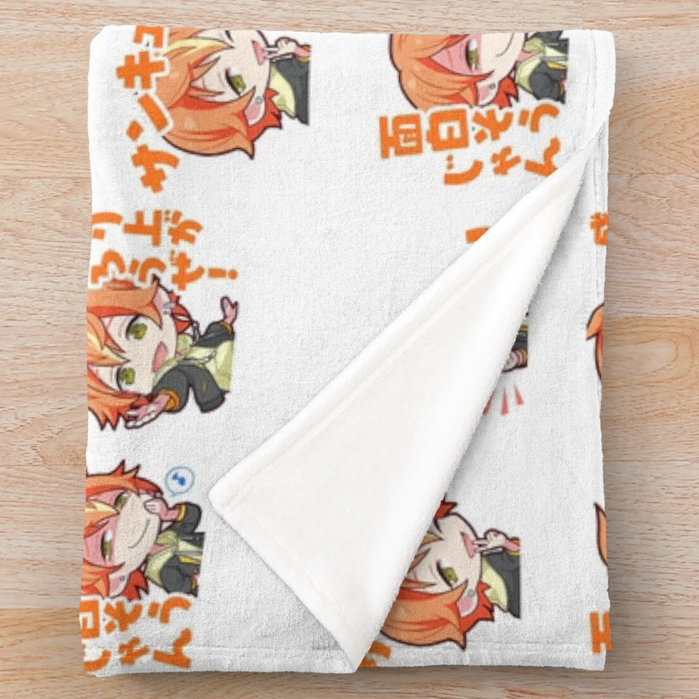 Project Sekai Akito Shinonome Inspired Plush Blanket