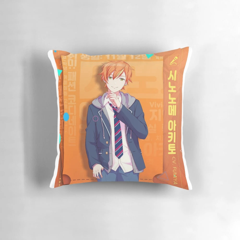 Akito Shinonome Vocaloid Anime Pillow featuring Hatsune Miku, Kagamine Rin, and Kagamine Len