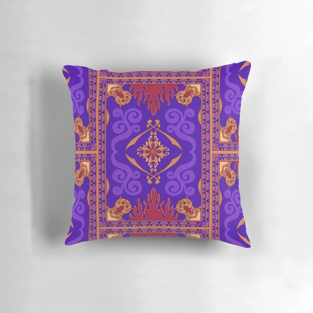 Aladdin 1992 Magic Carpet Pillow featuring the iconic flying carpet from the beloved Disney movie