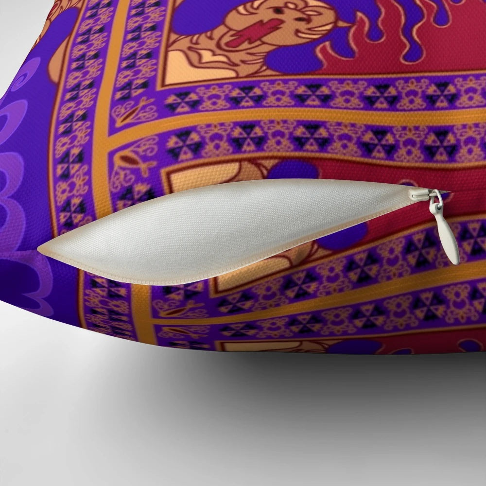 Aladdin 1992 Magic Carpet Pillow featuring the iconic flying carpet from the beloved Disney movie
