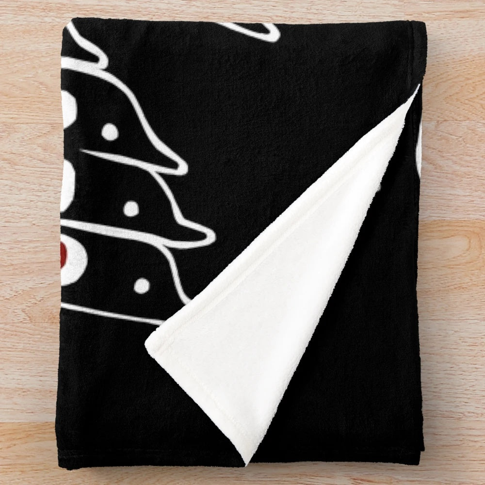 Alaskan-Inspired Double Eagle Plush Blanket with Native American Inspired Design