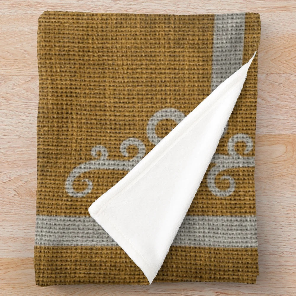 Aldmeri Dominion inspired plush blanket featuring the flag of the Aldmeri Dominion from the Elder Scrolls video game series