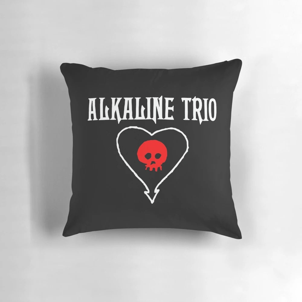 Alkaline Trio Punk Rock Pillow featuring the band's iconic logo