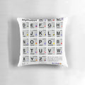 Alphabet Communication Pillow with NATO Phonetic Alphabet Design