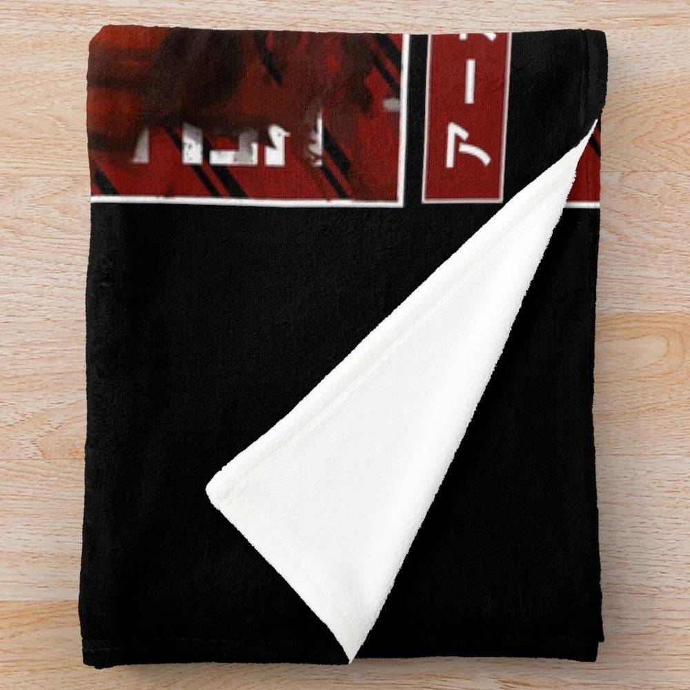 Alucard Hellsing inspired dark fantasy plush blanket