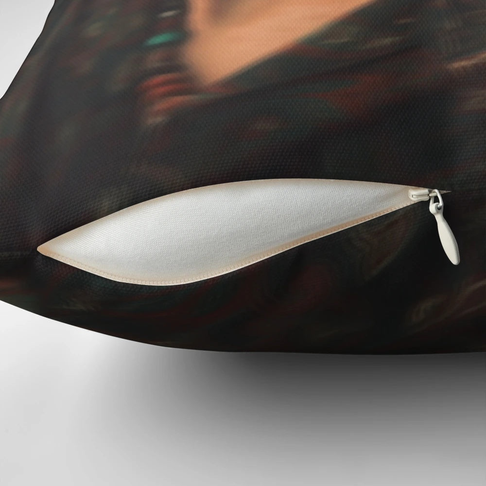 Alvaro Soler-inspired pillow with singer's image and song titles