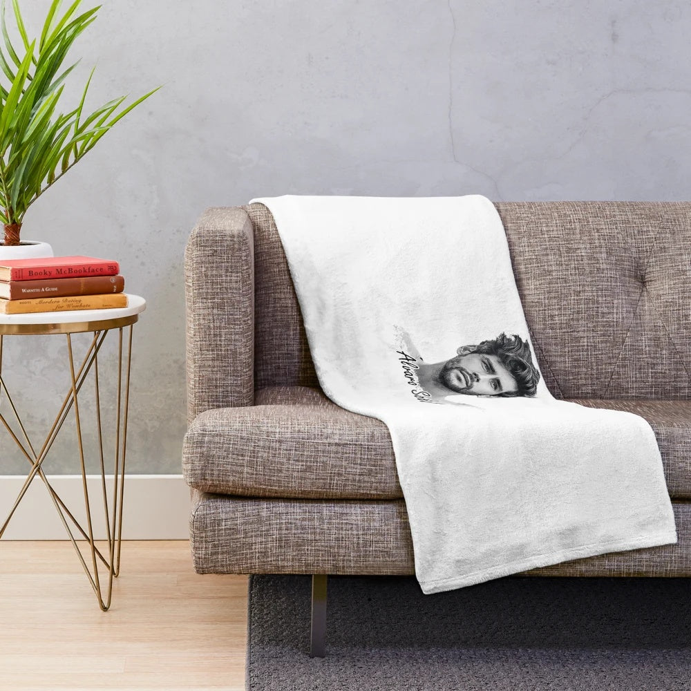 Alvaro Soler inspired plush blanket, cozy and soft home decor