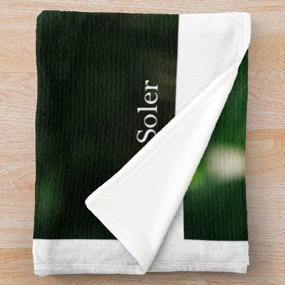 Alvaro Soler inspired plush blanket with his popular music and concert imagery