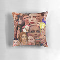 Collage pillow featuring Alyssa Edwards, a popular drag queen from RuPaul's Drag Race