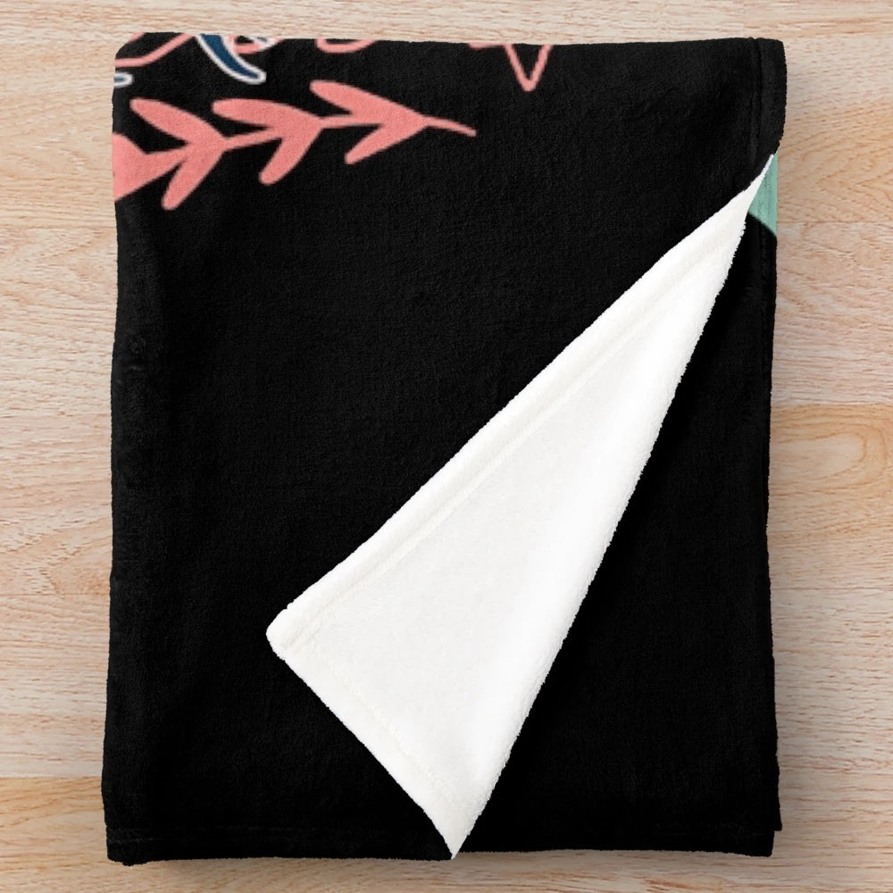 Amabie Japanese Yokai Inspired Plush Blanket