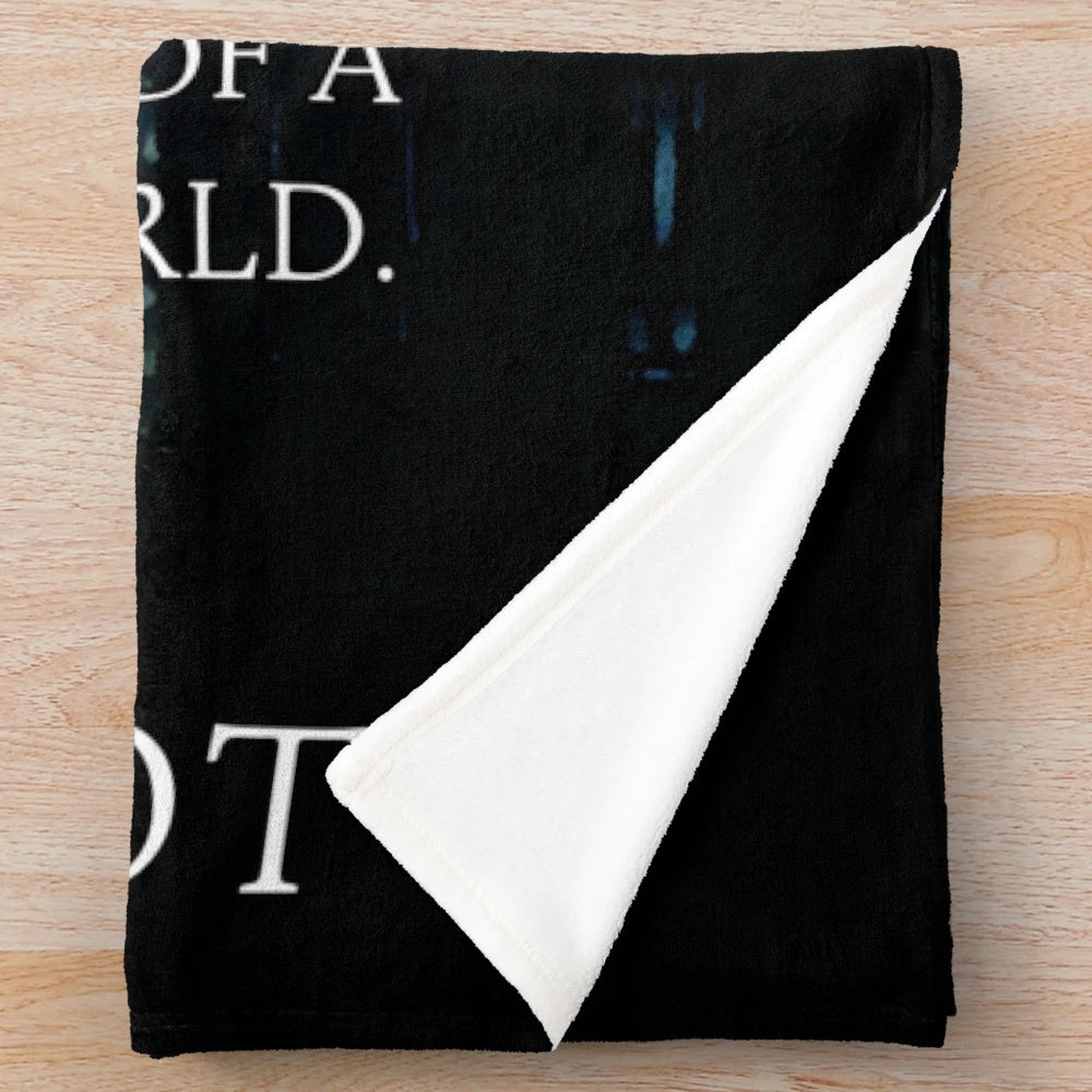 Amaurot Falls plush blanket with FFXIV Ascian design