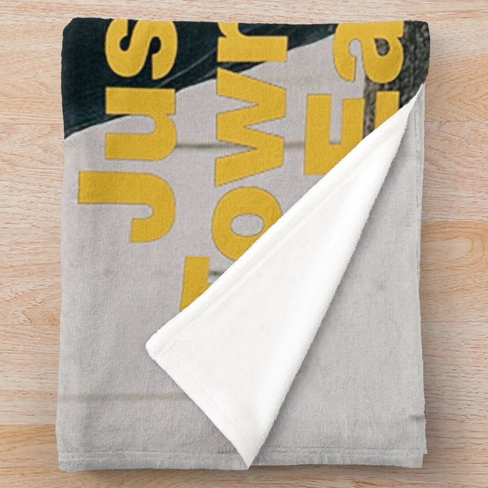 Justin Townes Earle inspired plush blanket featuring American world music