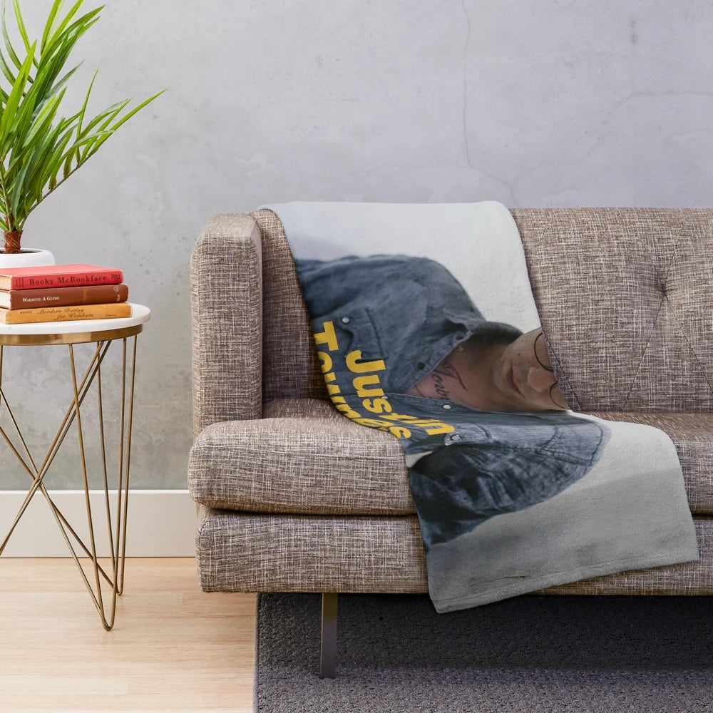 Cozy plush blanket featuring the artwork and music of Justin Townes Earle