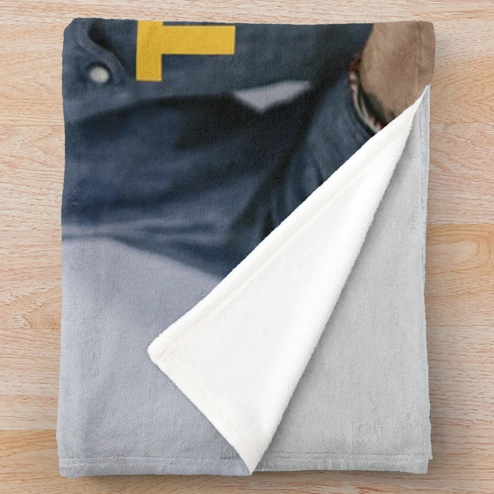 Cozy plush blanket featuring the artwork and music of Justin Townes Earle