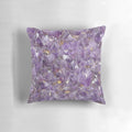 Amethyst crystal pillow for natural, spiritual home decor