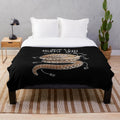 Hognose snake plush blanket with detailed anatomical features