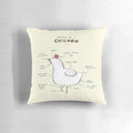 Realistic Anatomical Chicken Pillow - Perfect Farmhouse Decor