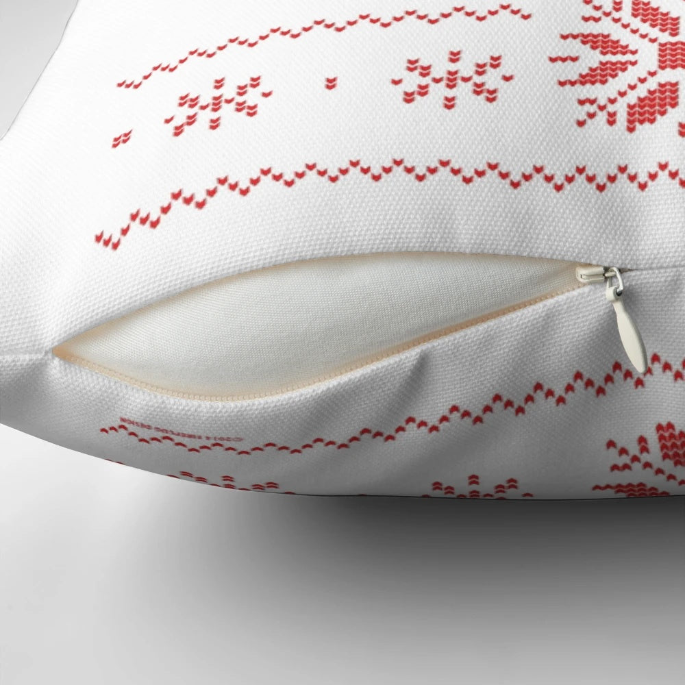 "And WHY is the Carpet All Wet, TODD?" Christmas Vacation-themed vintage-style red ink pillow