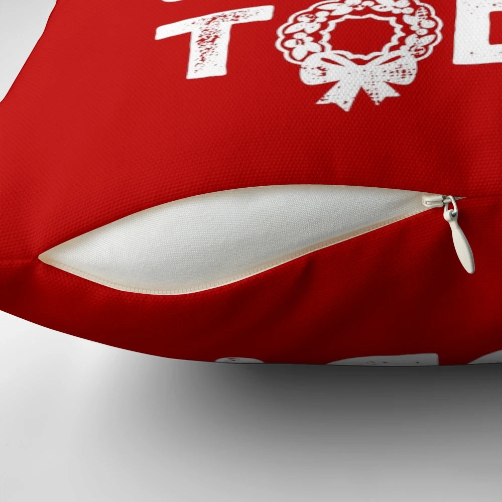 And Why is the Carpet All Wet, Todd?" - Iconic Christmas Vacation Pillow featuring the Griswold Family