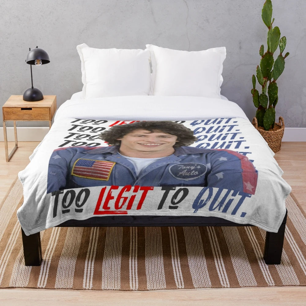 Hot Rod themed plush blanket featuring Andy Samberg