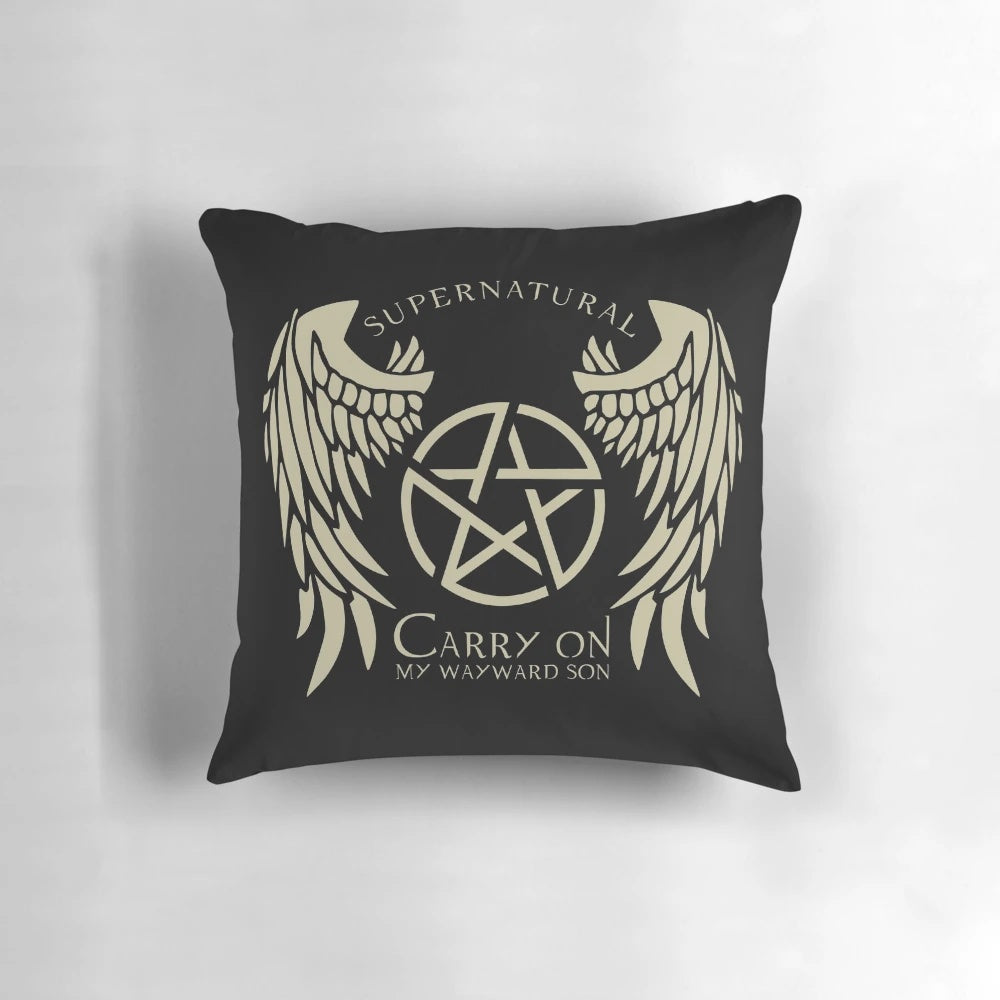 Celestial Carry On Pillow with Angelic Design
