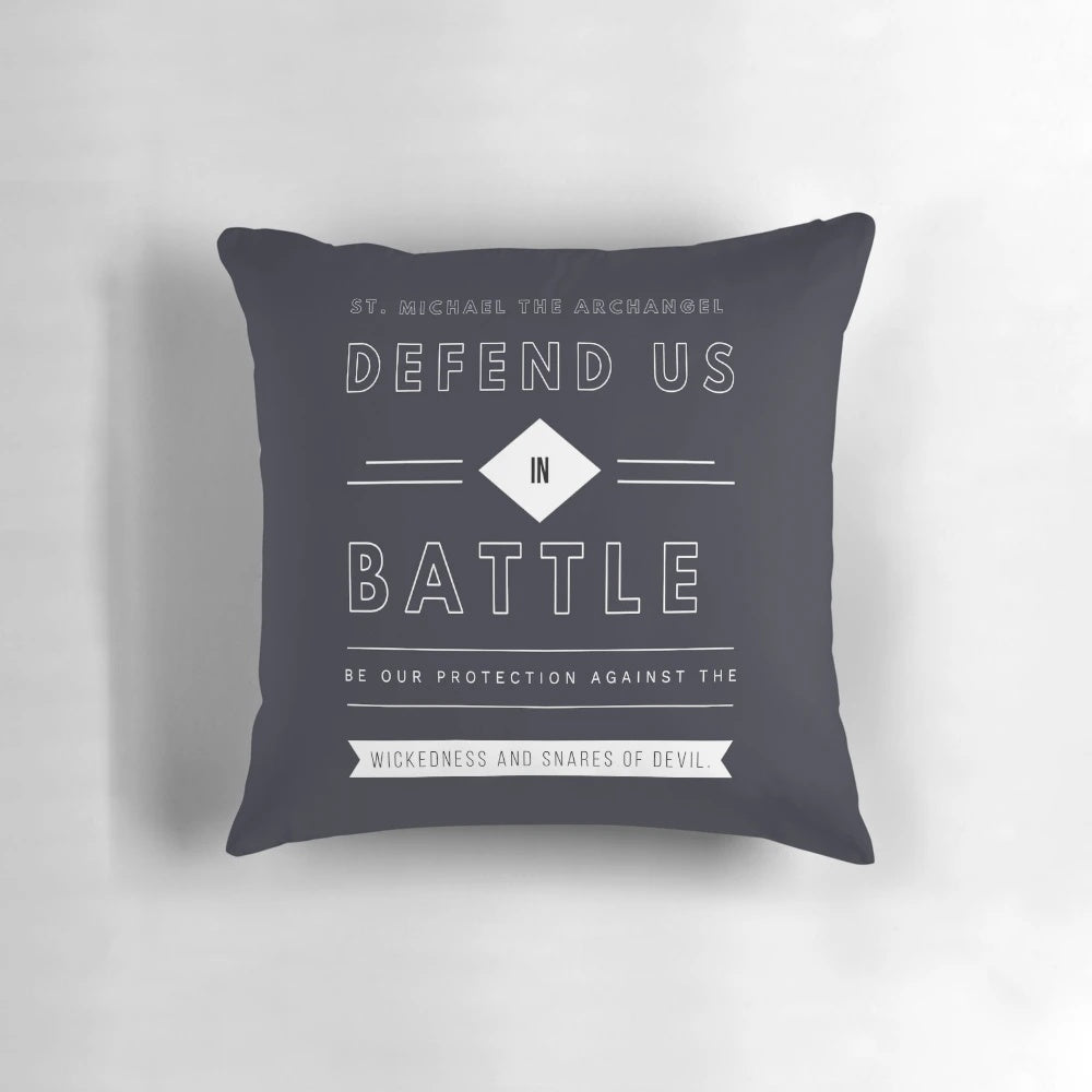 St. Michael the Archangel Pillow for Prayer and Devotion