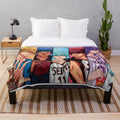 Kuroko No Basket inspired anime basketball plush blanket