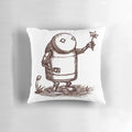 Soft, plush pillow featuring the iconic 2B robot character from the NieR:Automata video game series.