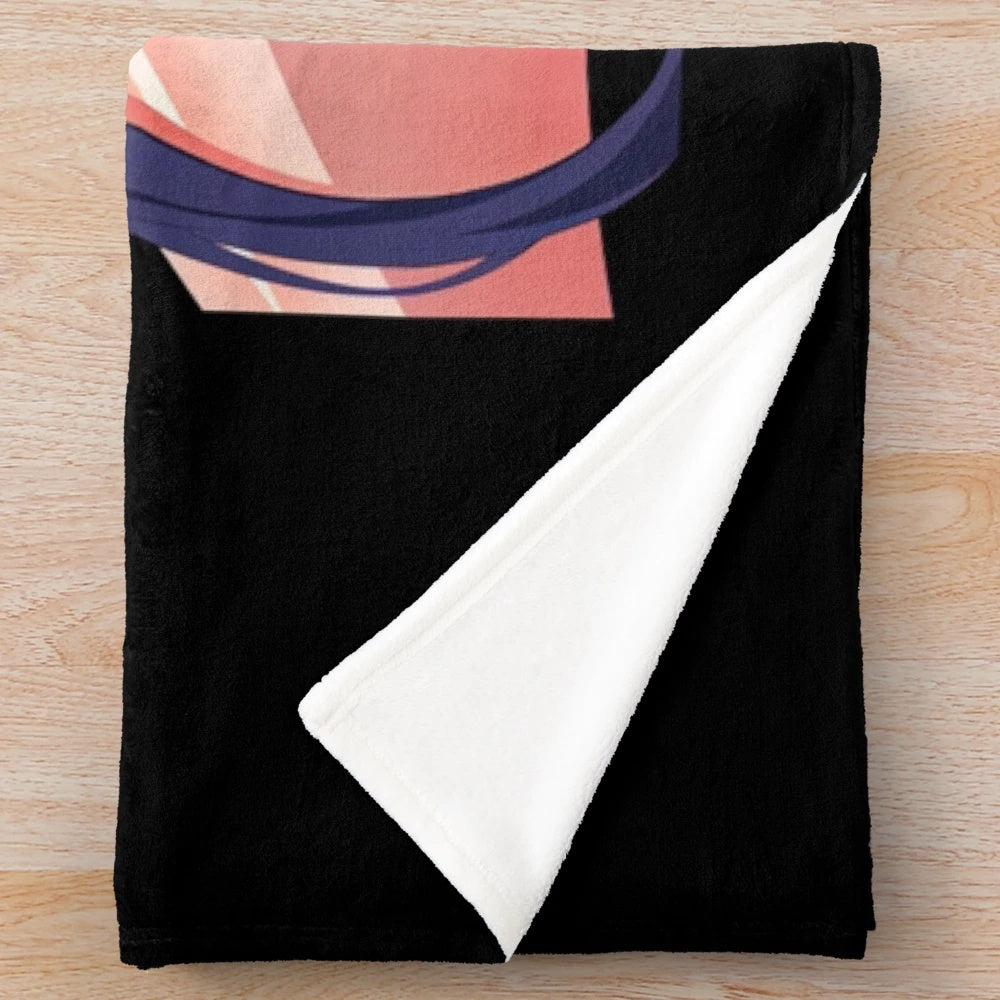 Anime-inspired plush blanket featuring Akeno Himejima from High School DxD