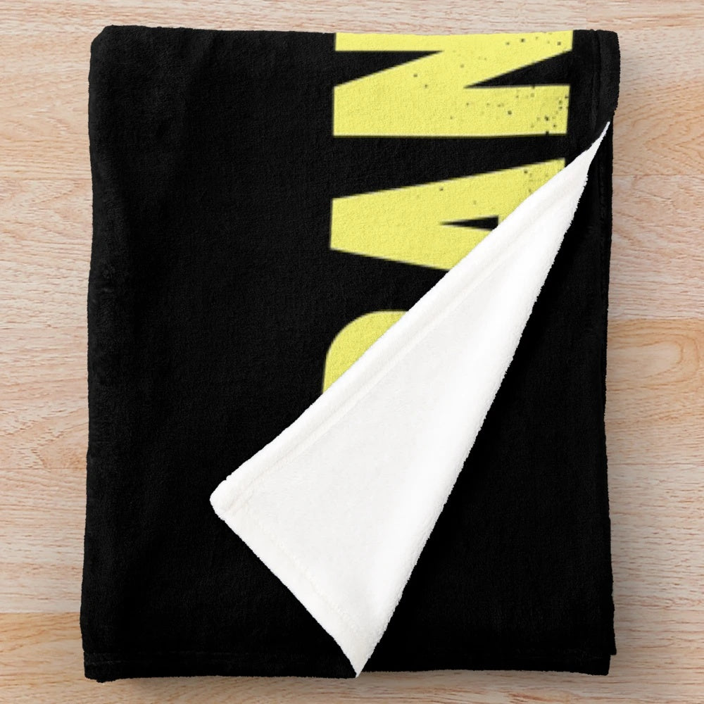 Banana Fish Ash and Eiji Silhouette Plush Blanket