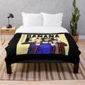 Soft and cozy plush blanket featuring characters from the popular anime series Banana Fish