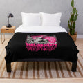 Band Maid inspired plush blanket with fan art design