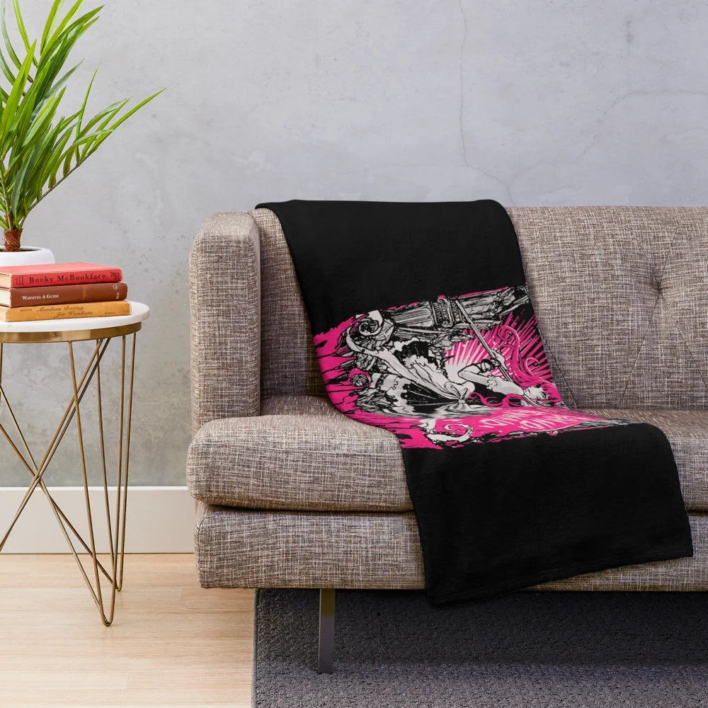 Band Maid inspired plush blanket with fan art design