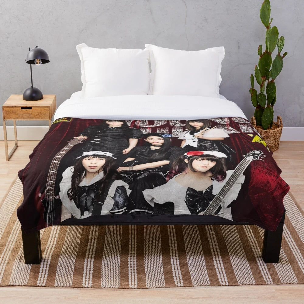Band-Maid Plush Blanket for Anime and Music Fans