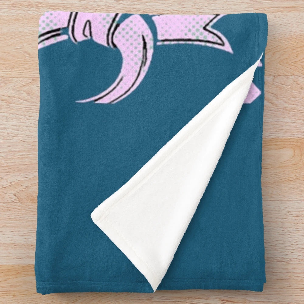 Cozy plush blanket featuring the band logo and artwork of a popular Japanese metal band