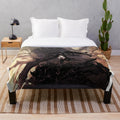 Black Rock Shooter anime-style plush blanket