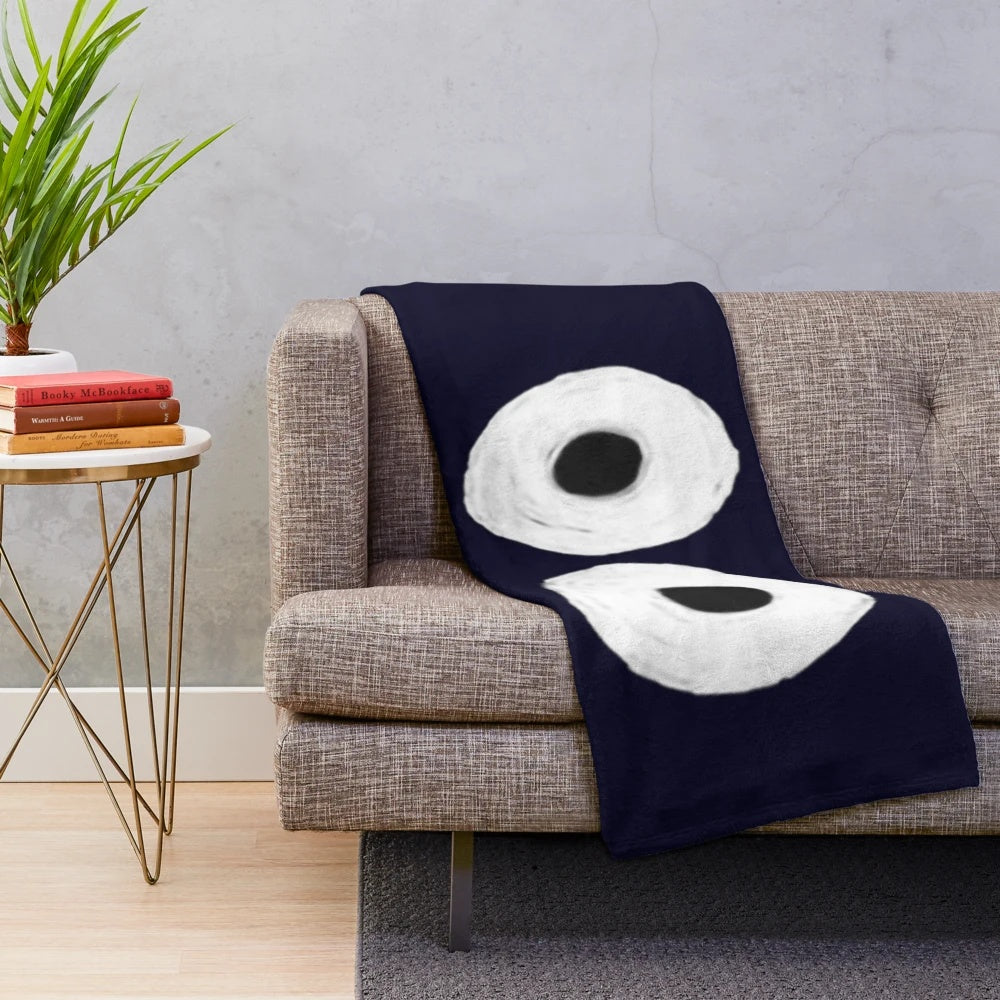 Cozy boywithuke plush blanket featuring an anime-style illustration of a boy with a ukulele