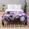 Death Parade Decim and Chiyuki Anime Plush Blanket