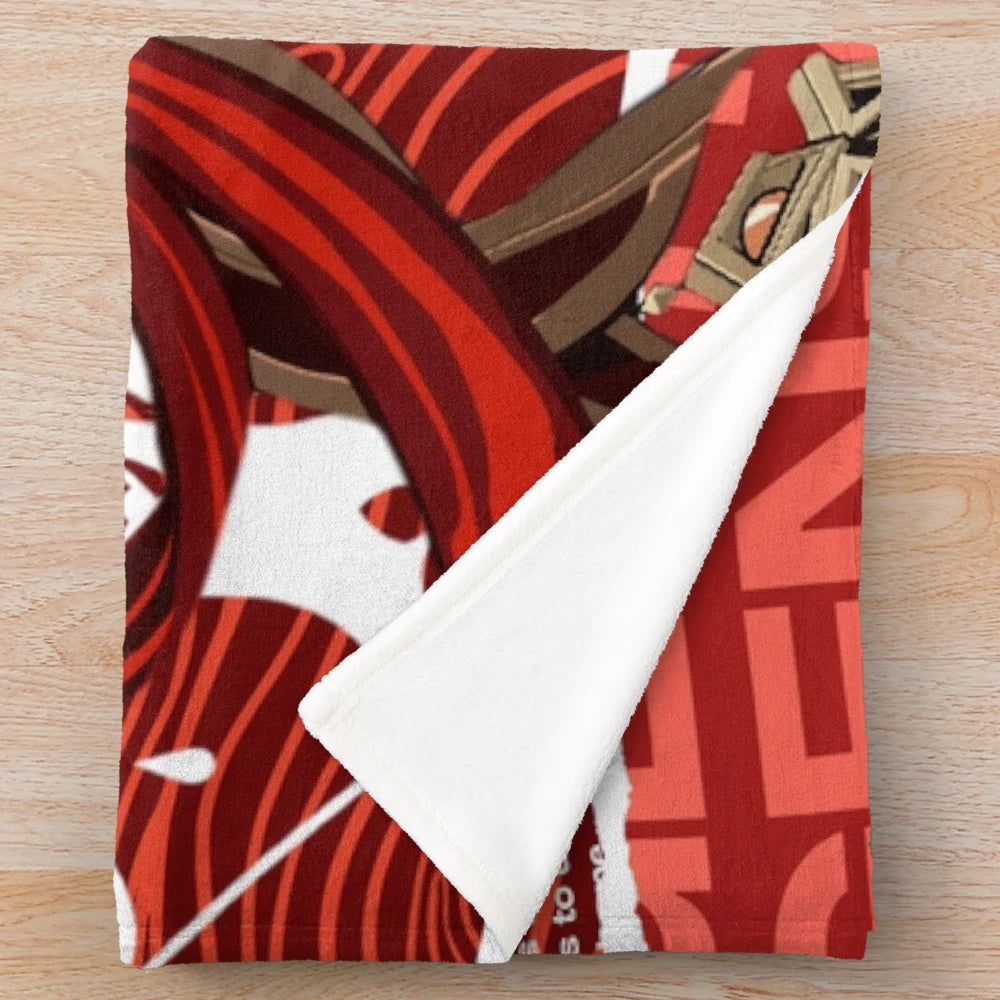 Dehya Flame Mane Genshin Impact Plush Blanket