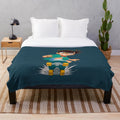 Cozy Detective Conan-themed plush blanket