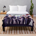 Diabolik Lovers-inspired plush blanket featuring anime characters