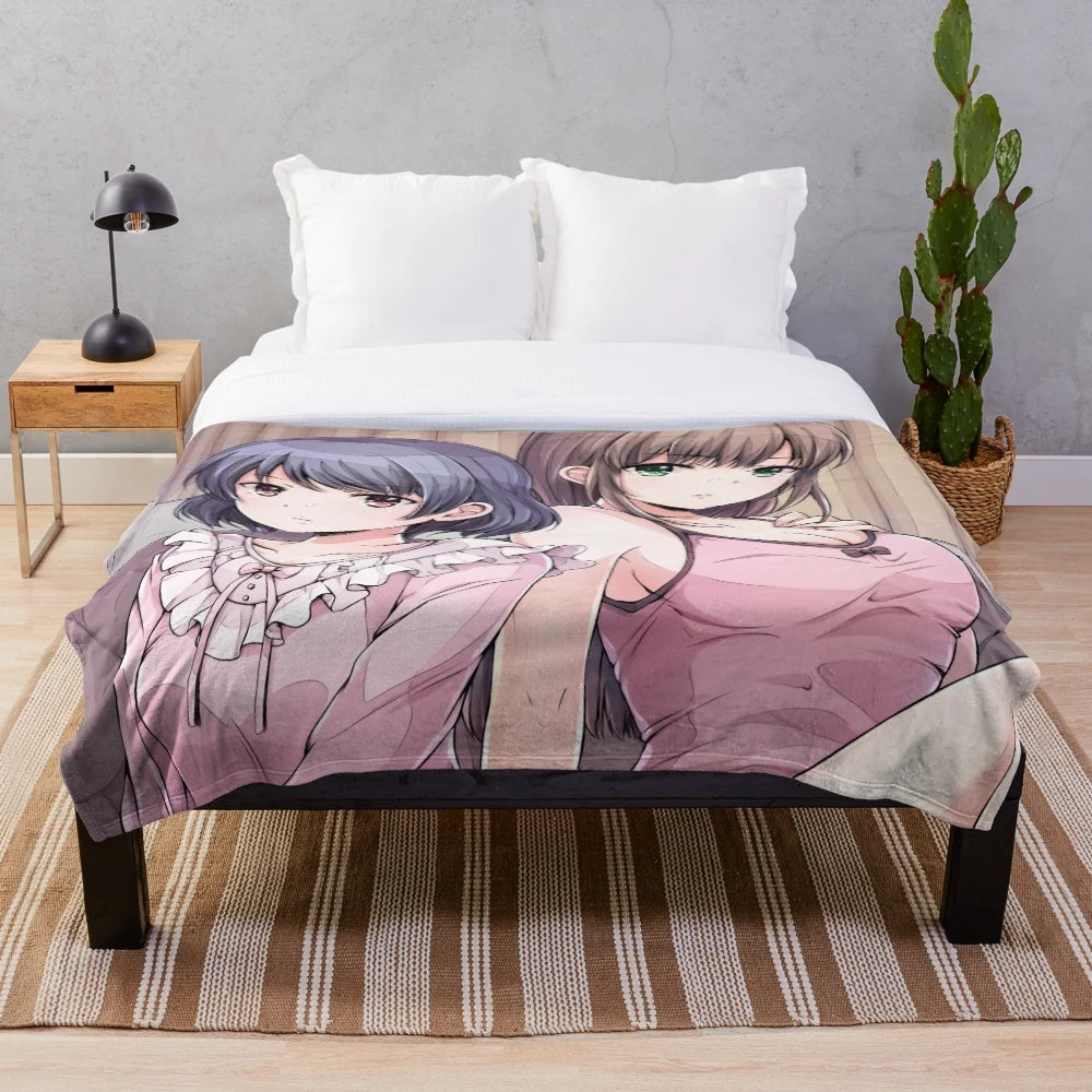 Domestic Girlfriend Tachibana Rui Anime-Inspired Plush Blanket