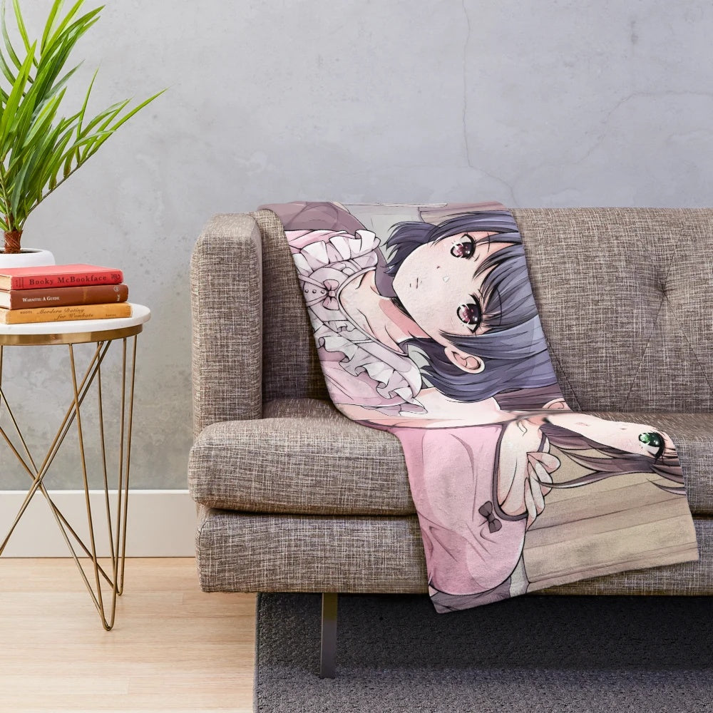 Domestic Girlfriend Tachibana Rui Anime-Inspired Plush Blanket