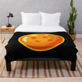 Dragon Ball-themed plush blanket featuring Goku and other characters
