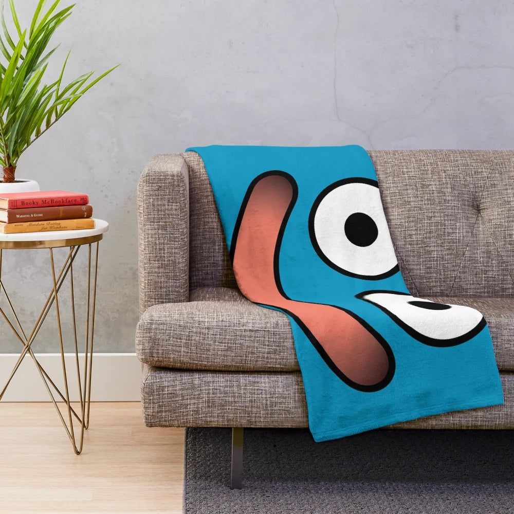 Dragon Quest Slime Face Plush Blanket