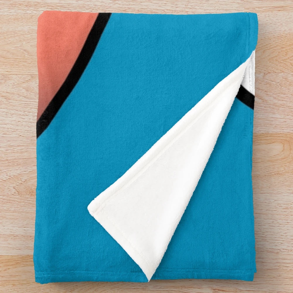 Dragon Quest Slime Face Plush Blanket