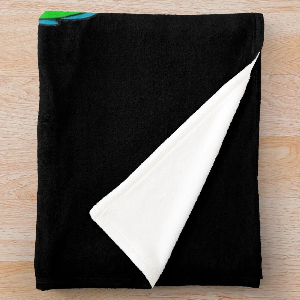 Anime-inspired Dragonball Z plush blanket featuring stars and ball design